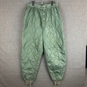 US Military CWU 9P Quilted Underwear Trousers Insulated Cold Weather Pants Large